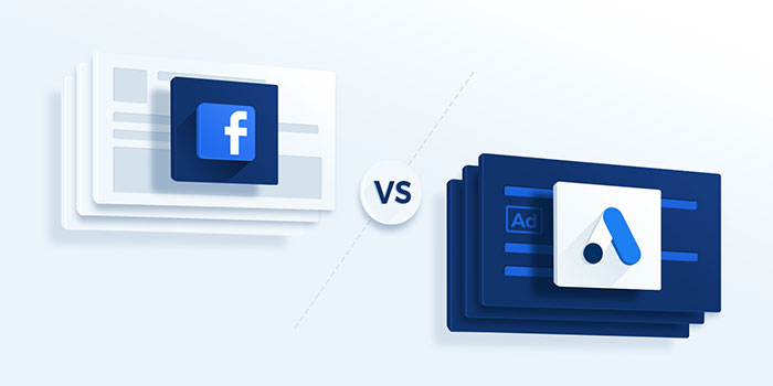 مقایسه تبلیغات گوگل و فیسبوک
