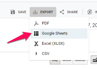 export-google-sheet